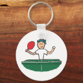 Tafeltennis Sleutelhanger (Voorkant)