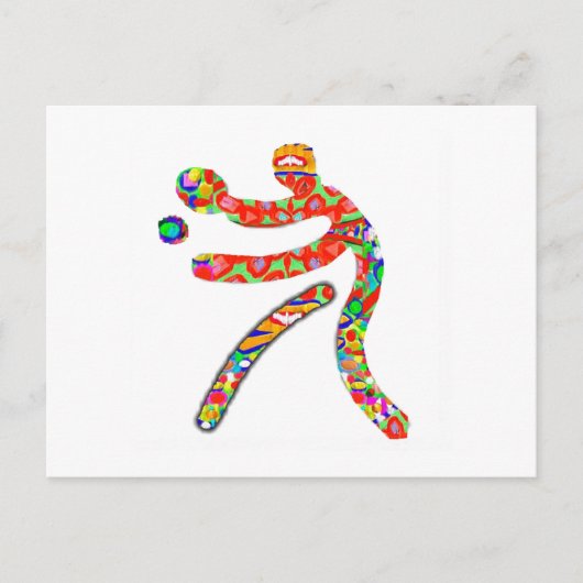 TAFELTENNIS Sport Briefkaart (Voorkant)