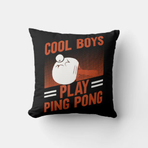 Tafeltennis Sport Cool Boys Play Ping Pong Kussen