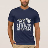 Tafeltennis t-shirt | Attitude is alles (Voorkant)