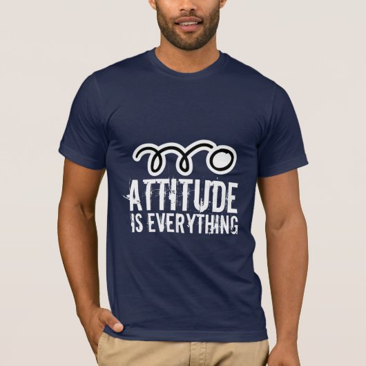 Tafeltennis t-shirt | Attitude is alles (Voorkant)