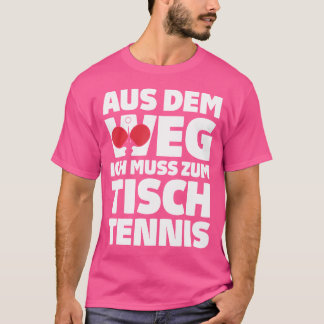 Tafeltennis uit de weg Tafeltennis Bat Table T-shirt
