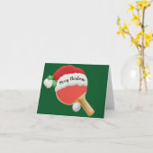 Tafeltennis Vouwbare Wenskaart Kaart (Gele Bloem)