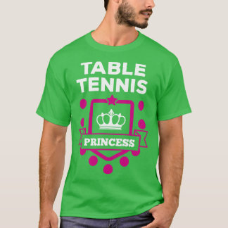 Tafeltennis wit t-shirt