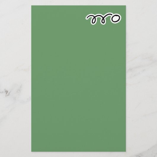 Tafeltennispapier voor schrijfpapier briefpapier (Voorkant)