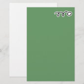 Tafeltennispapier voor schrijfpapier briefpapier (Voorkant / Achterkant)