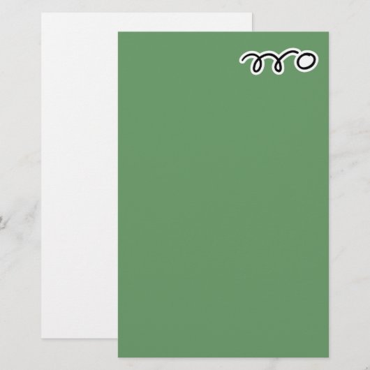 Tafeltennispapier voor schrijfpapier briefpapier (Voorkant / Achterkant)