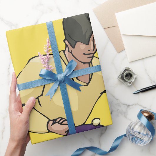 Tafeltennisser Inpakpapier