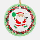 Tafeltennisser Keramisch Ornament (Voorkant)