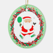Tafeltennisser Keramisch Ornament (Links)