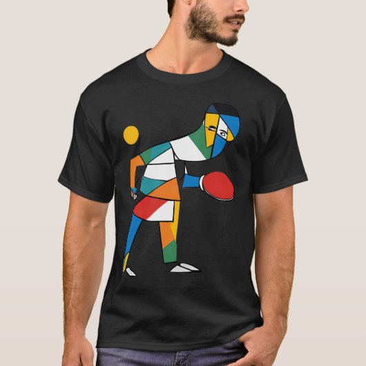 Tafeltennisser T-shirt (Voorkant)