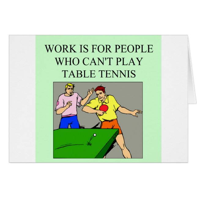 tafeltennisspeler (Voorkant Horizontaal)