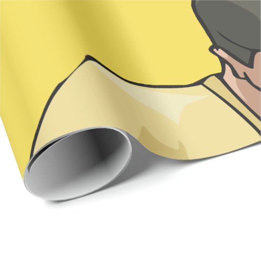 Tafeltennisspeler inpakpapier (Rol Hoek)