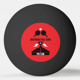 tafeltennistoernooi pingpongbal