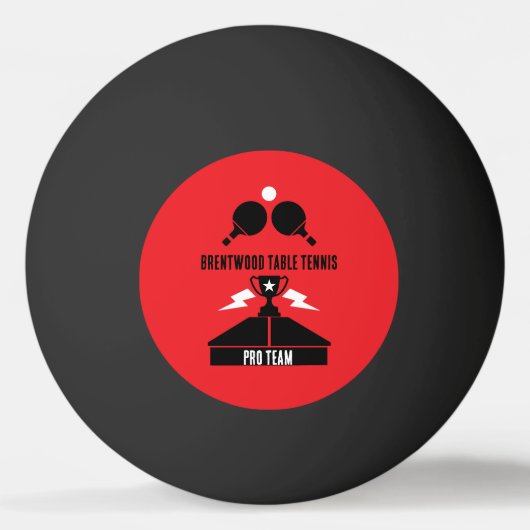 tafeltennistoernooi pingpongbal (Voorkant)