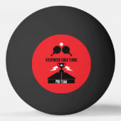 tafeltennistoernooi pingpongbal (Achterkant)