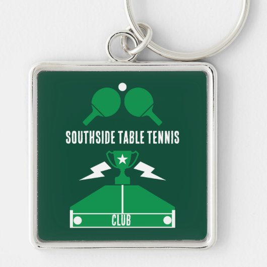 tafeltennistoernooi sleutelhanger (Voorkant)