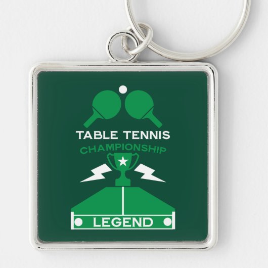 tafeltennistoernooi sleutelhanger (Voorkant)