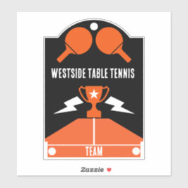 tafeltennistoernooi sticker