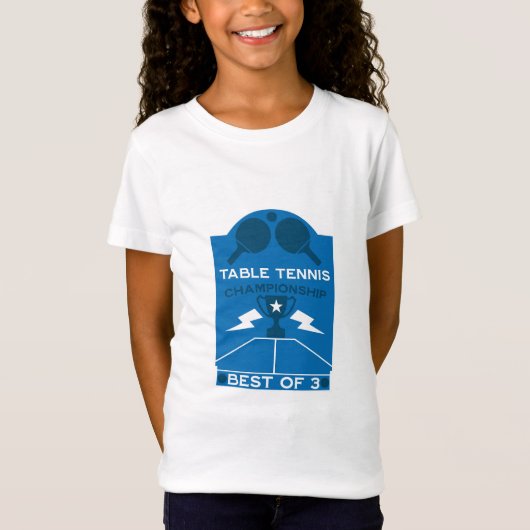 tafeltennistoernooi t-shirt (Voorkant)