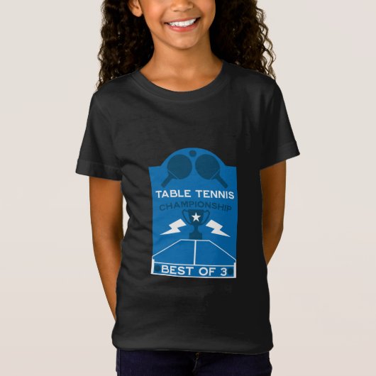 tafeltennistoernooi t-shirt (Voorkant)