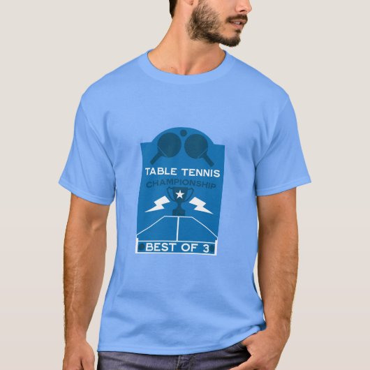 tafeltennistoernooi t-shirt (Voorkant)