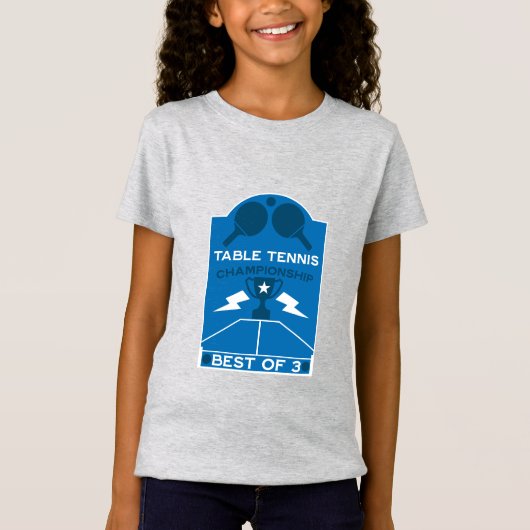 tafeltennistoernooi t-shirt (Voorkant)