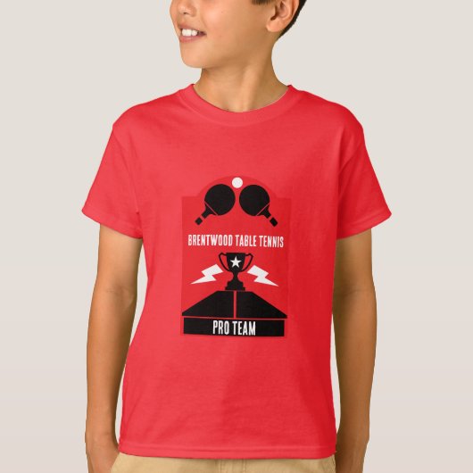 tafeltennistoernooi t-shirt (Voorkant)