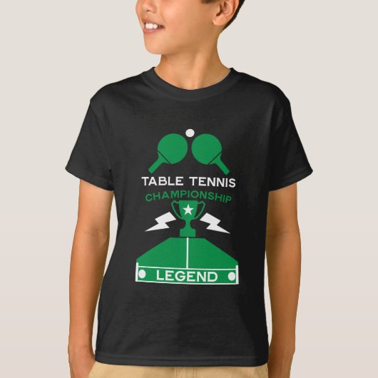 tafeltennistoernooi t-shirt (Voorkant)