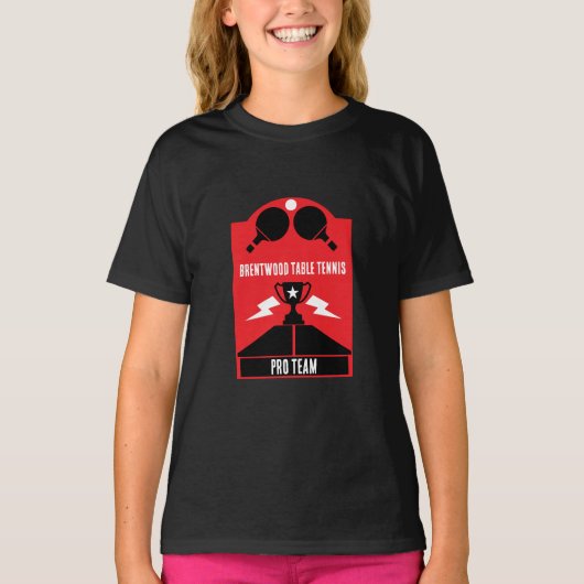 tafeltennistoernooi t-shirt (Voorkant)
