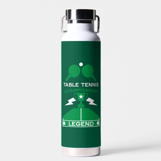 tafeltennistoernooi waterfles (Voorkant)