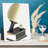 Tafeltennistrofie Fotoplaat (Zijkant)