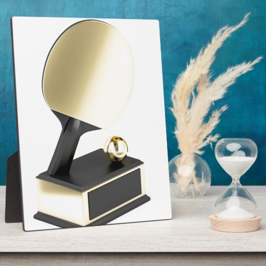 Tafeltennistrofie Fotoplaat (Zijkant)