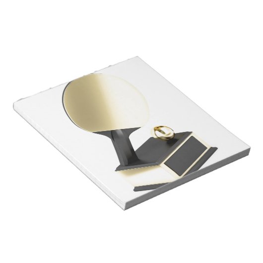 Tafeltennistrofie Notitieblok (Schuin)