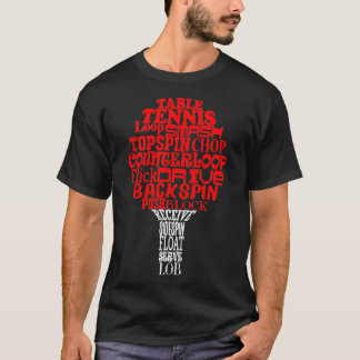 Tafeltenniswoordwolk Classic TShirt