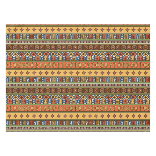 Tafeltje met een Afrikaans stammenpatroon Tafelkleed (Voorkant (Horizontaal))