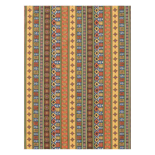 Tafeltje met een Afrikaans stammenpatroon Tafelkleed (Voorkant)