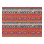 Tafeltje met stammenpatronen tafelkleed (Voorkant (Horizontaal))