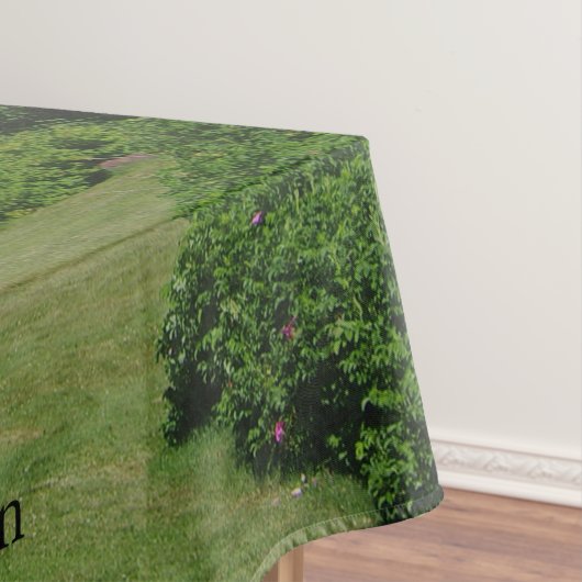 Tafeltje van de grote boog tafelkleed (Voorbeeld)