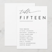tafeltoewijzingen programmakaart (Voorkant / Achterkant)