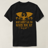 Tafeltop RPG Addict XP Dragon Dungeons T-shirt (Design voorkant)