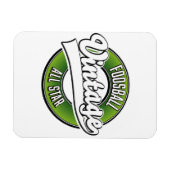 Tafelvoetbal vintage all star logo magneet (Horizontaal)