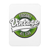 Tafelvoetbal vintage all star logo magneet (Verticaal)