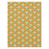 Tafelwortel wortelen erwtenbloemen tafelkleed (Voorkant)