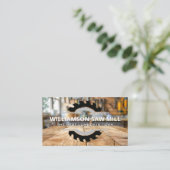 Tafelzaag | Zagerij | Timmerman Visitekaartje (Staand voorkant)