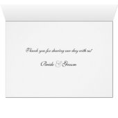 Tafelzittenden voor bruiloft, gastland (Binenzijde Horizontaal (Onderkant))