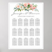 Tafelzittingsschema's een Poster van de tuin van h (Voorkant)