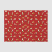 Taffelpapier uit de Rode Fox-serie Tissuepapier (Voorkant)