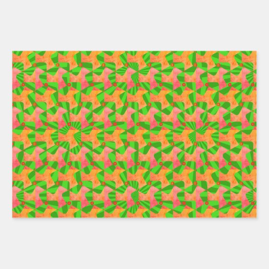 Taffi Op Art Gear Sampler Inpakpapier Vel (Voorkant)