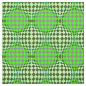 Taffi op art gras groen stof (Swatch)